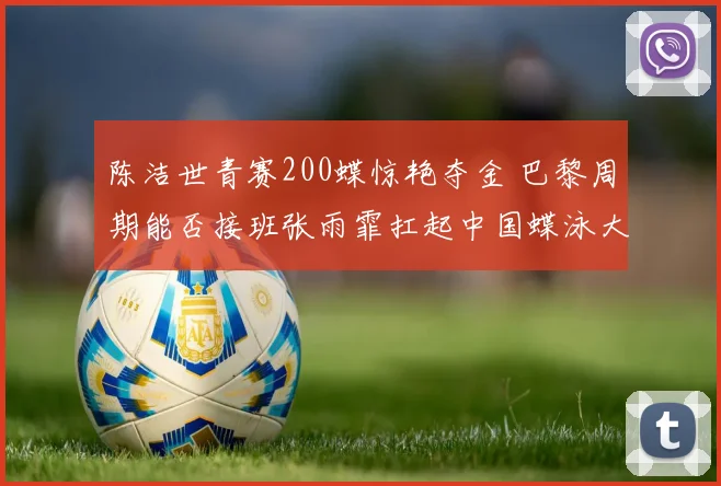 陈洁世青赛200蝶惊艳夺金 巴黎周期能否接班张雨霏扛起中国蝶泳大旗